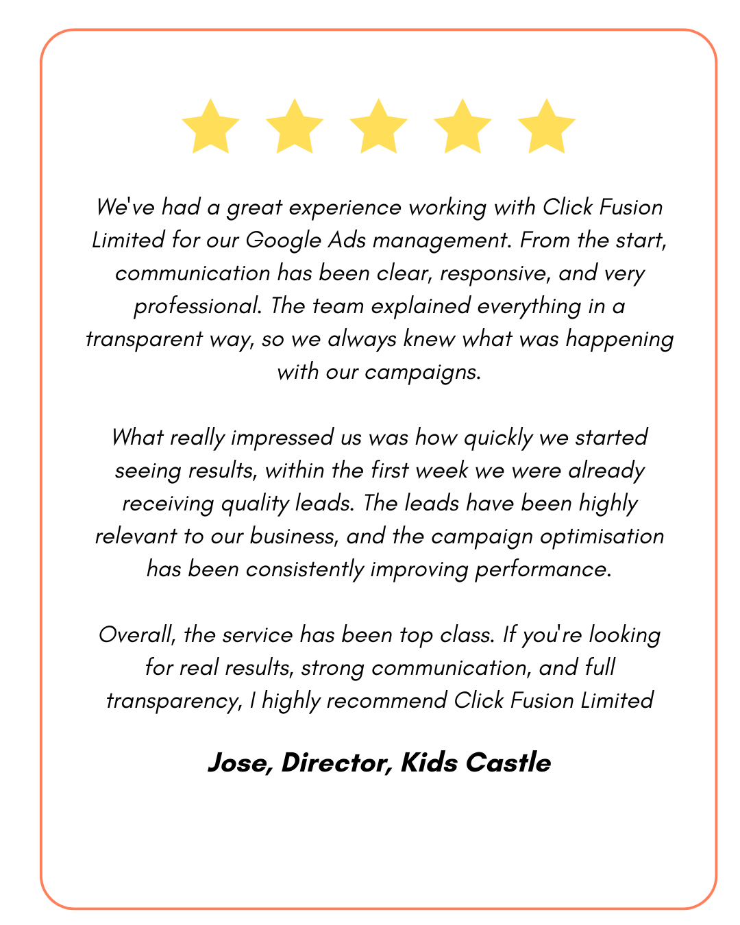 Review - Kids Castle